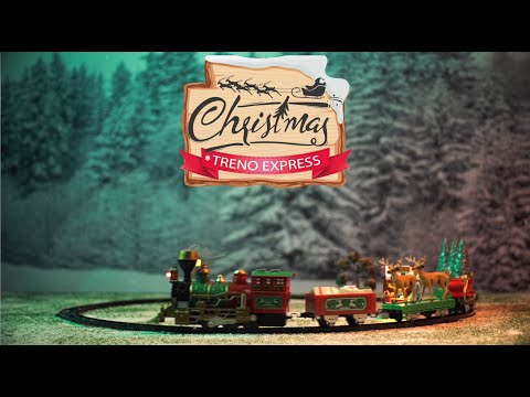 VESTIAMO CASA GRAN NATALE - Treno Express Christmas - Lunghezza ferrovia 410 cm